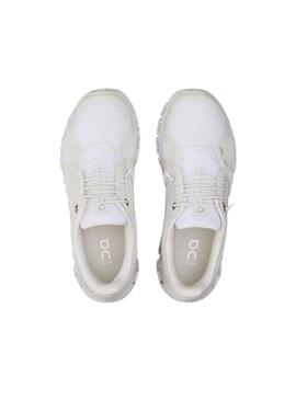 Scarpe On Running Cloud 6 Bianche per Donna