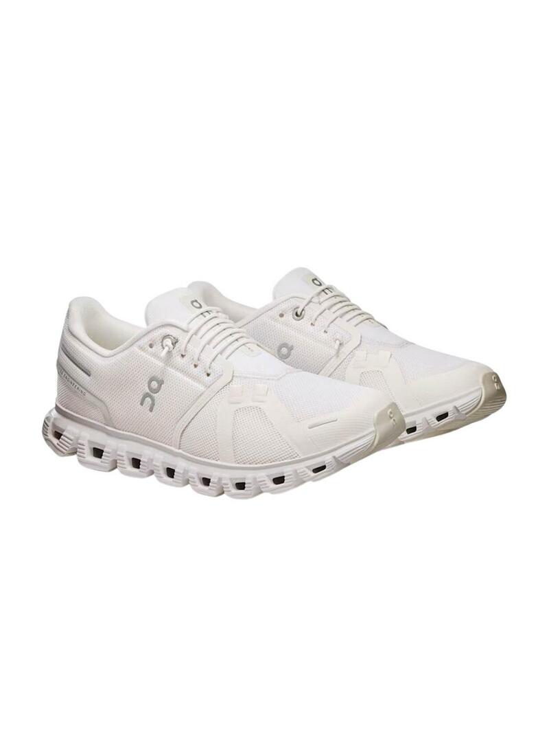 Scarpe On Running Cloud 6 Bianche per Donna