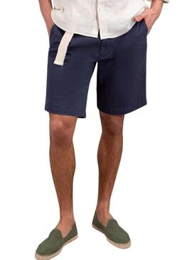 Bermuda El Ganso Basic marino per uomo