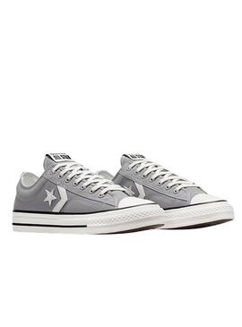 Sneakers Converse Star Player 76 Premium Canvas grigie per uomo.