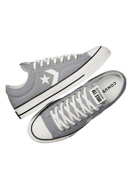 Sneakers Converse Star Player 76 Premium Canvas grigie per uomo.