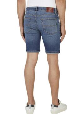 Bermuda Pepe Jeans Hatch Slim blu per uomo