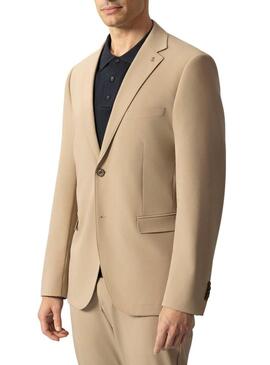 Americana Il polpo ultraleggero classico beige per uomo.