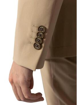 Americana Il polpo ultraleggero classico beige per uomo.