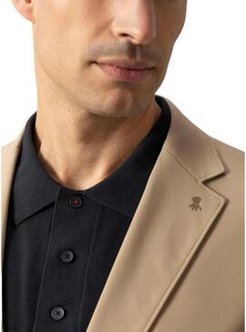 Americana Il polpo ultraleggero classico beige per uomo.