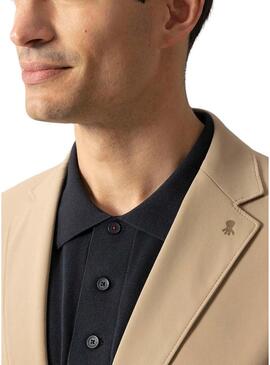 Americana Il polpo ultraleggero classico beige per uomo.