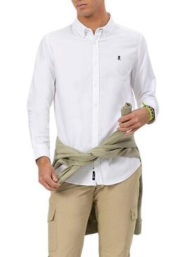 Camicia Oxford bianca El Pulpo per uomo