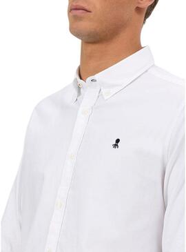 Camicia Oxford bianca El Pulpo per uomo