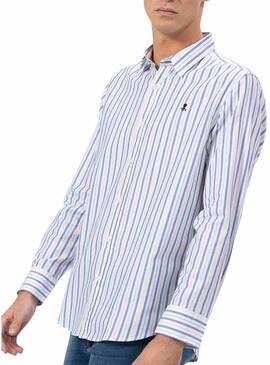 Camicia a righe multicolori El Pulpo per uomo