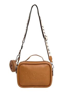 Borsa Pepe Jeans Bassy Main camel per donna