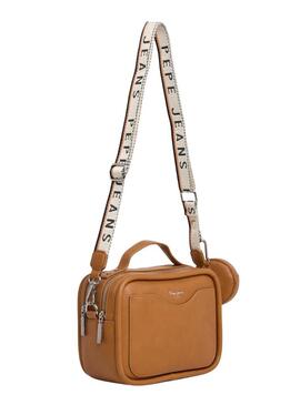 Borsa Pepe Jeans Bassy Main camel per donna