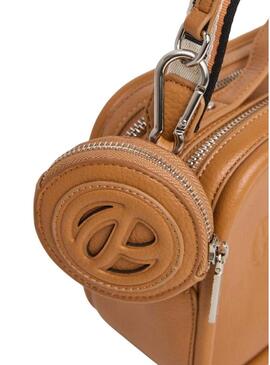 Borsa Pepe Jeans Bassy Main camel per donna