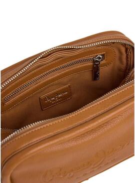 Borsa Pepe Jeans Bassy Main camel per donna