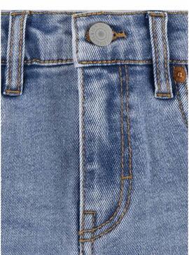 Shorts  Levis  in denim blu per ragazze