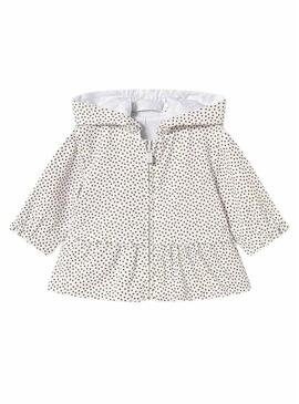 Parapioggia Mayoral reversibile bianco per bambino
