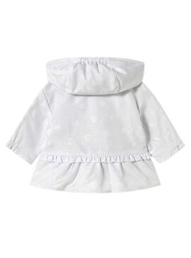 Parapioggia Mayoral reversibile bianco per bambino