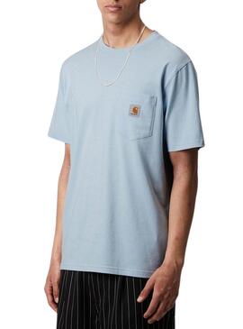 Maglietta Carhartt Pocket blu per uomo