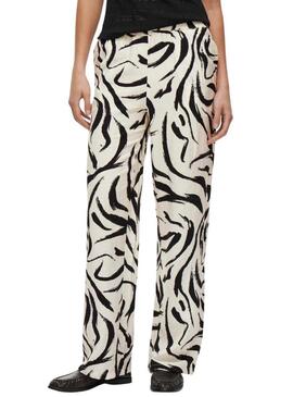 Pantaloni stampati Vila Viclo Loose per donna