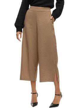 Pantaloni Vila Vilinea 7/8 color tostato per donna