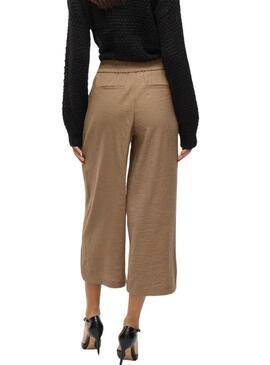 Pantaloni Vila Vilinea 7/8 color tostato per donna