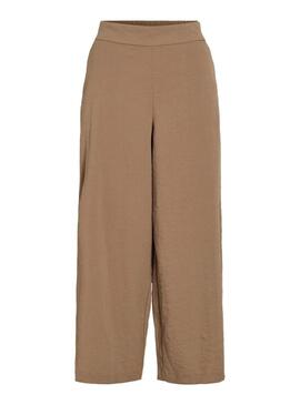 Pantaloni Vila Vilinea 7/8 color tostato per donna