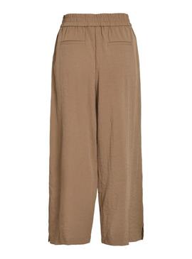 Pantaloni Vila Vilinea 7/8 color tostato per donna
