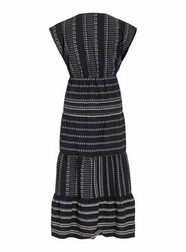 Vestito Vila Visavila stampato nero  per donna