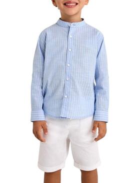 Set Mayoral Bermuda Camicia blu per bambino.
