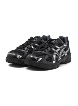 Scarpe Asics GEL-1130 nere e argento per uomo