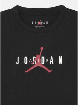 Maglietta Jordan Jumpman nera per bambina e bambino