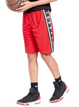 Bermuda Jordan Air rossa per bambino
