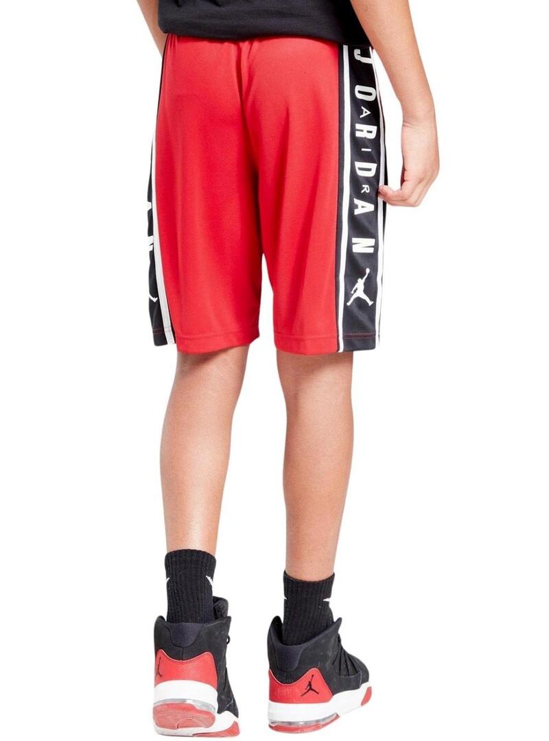 Bermuda Jordan Air rossa per bambino