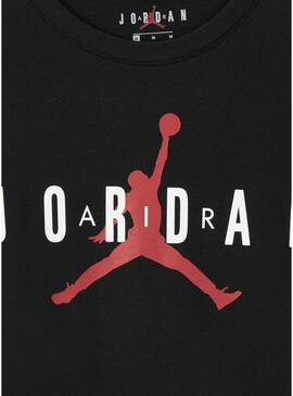 Maglietta Jordan Brand nera per bambino e bambina
