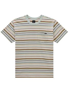 Maglietta Vans Cullen a righe multicolori per uomo.