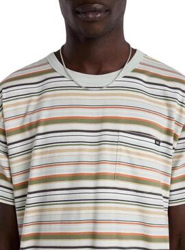 Maglietta Vans Cullen a righe multicolori per uomo.