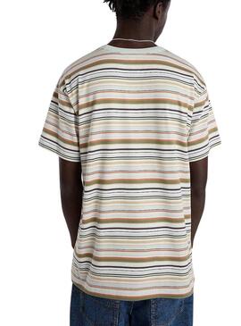 Maglietta Vans Cullen a righe multicolori per uomo.