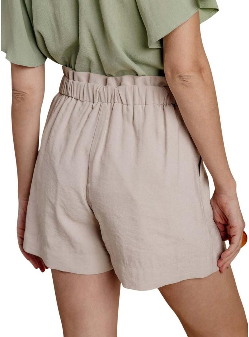 Corta Naf Naf Edori beige per donna