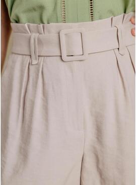 Corta Naf Naf Edori beige per donna