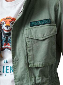 Camicia sovracamicia Altonadock tecnica verde per uomo