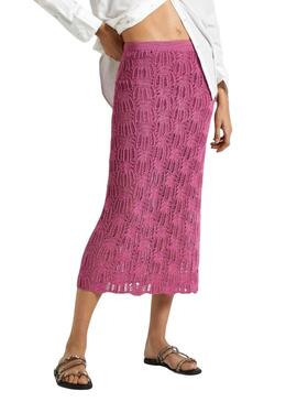 Gonna Pepe Jeans Gwen Rosa per Donna