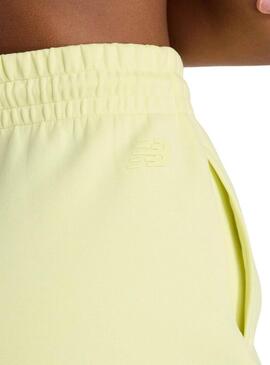 Short New Balance Density Giallo per Donna