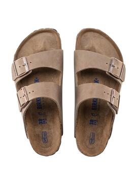 Sandali Birkenstock Arizona oiled tostato per donna