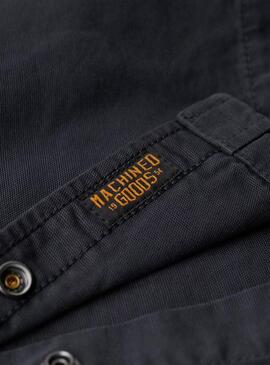 Camicia da lavoro Superdry Workwear Navy per uomo
