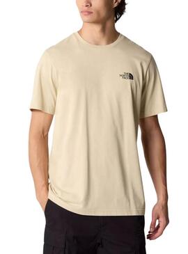 Maglietta The North Face semplice beige per uomo