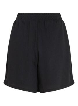 Shorts Vila Vicarmena Nero per Donna