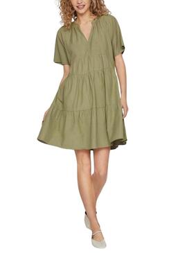 Abito Vila Viprisilla Verde per Donna