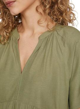 Abito Vila Viprisilla Verde per Donna