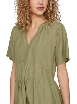 Abito Vila Viprisilla Verde per Donna