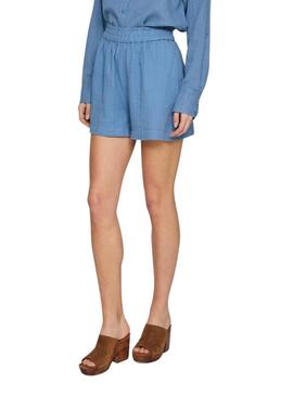 Short Vila Vilania Blu per Donna