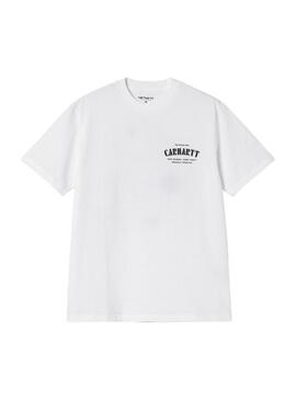 Maglietta Carhartt Catalogue C Logo bianca per uomo